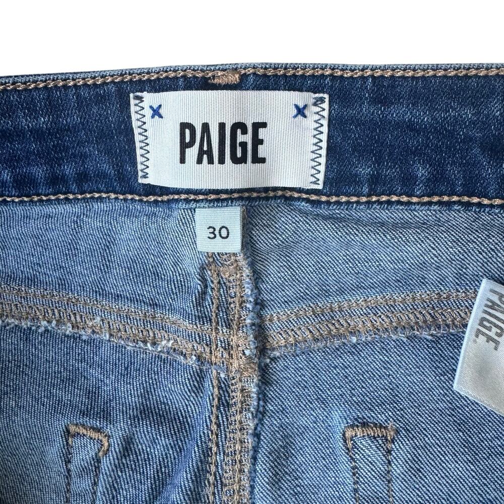 Paige Women's Manhattan Mid Rise Medium Wash Ackalia Bootcut Jeans - Size 30 - Picture 8 of 10